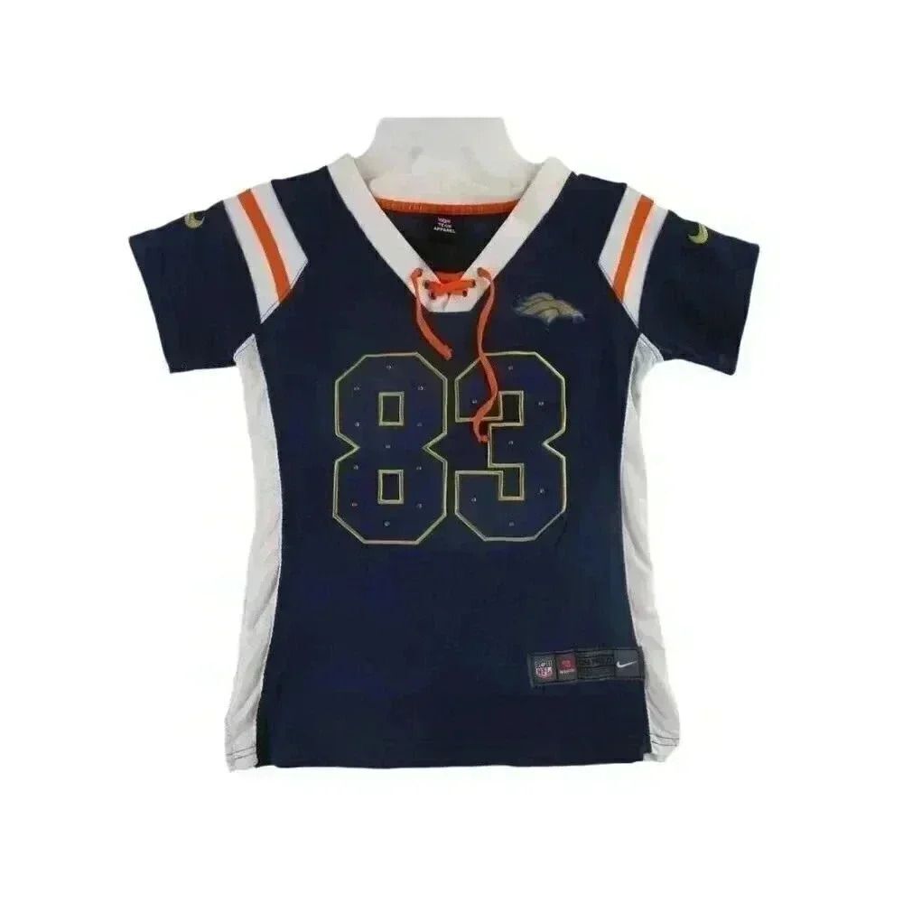 NFL Denver Broncos Eli Manning Women's Navy & Orange Jersey